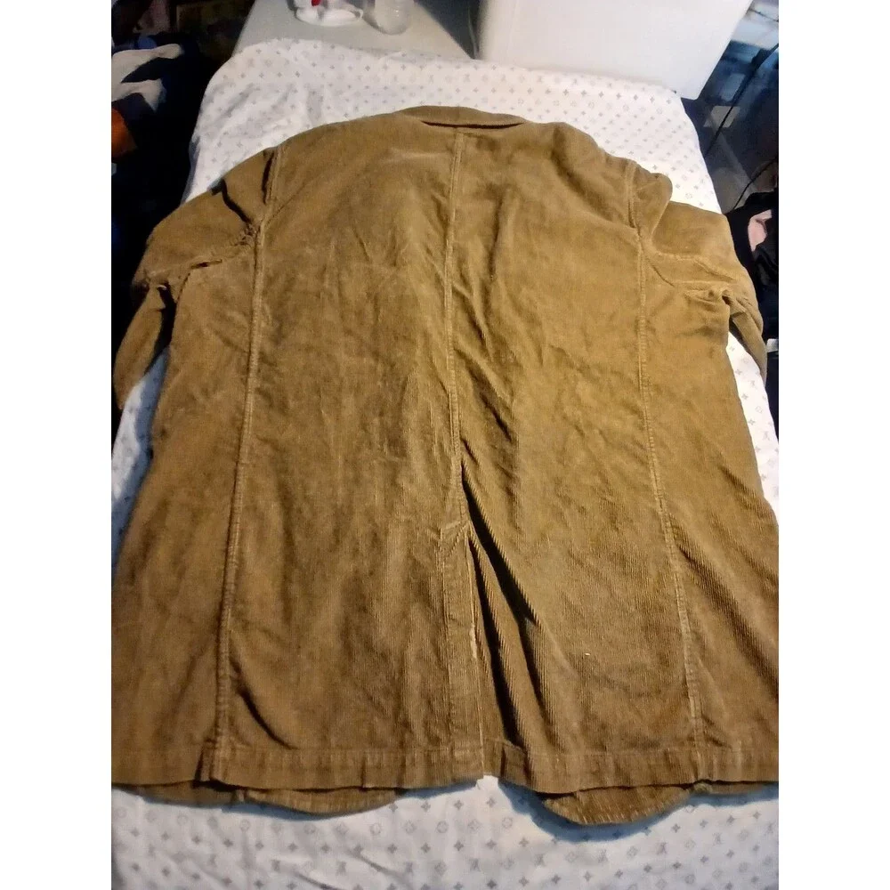 Vtg Arizona Jean Co. Brown Corduroy Blazer XL Jacket Mens Large 3 Button Jacket
